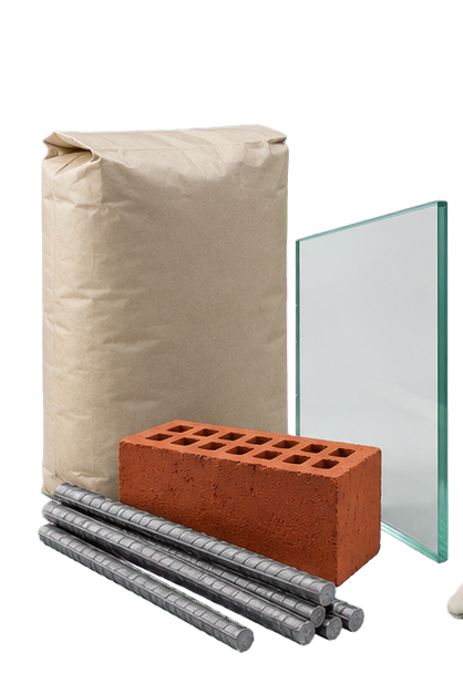 Materiales representativos de la industria de la construcción